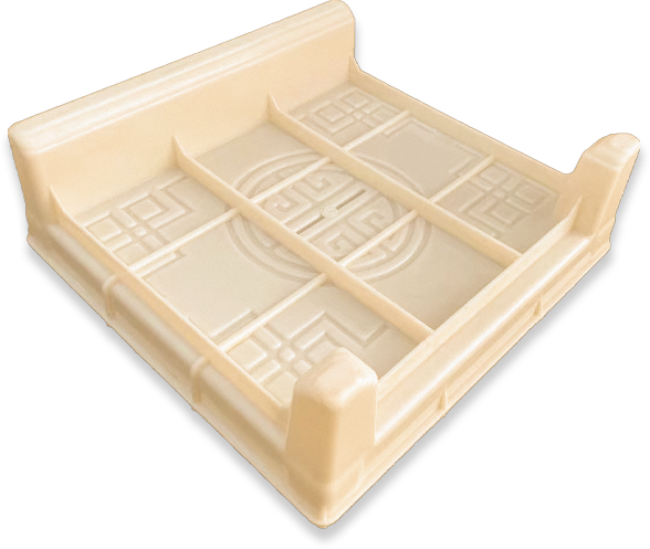 Molds for vegetable trench boards in rural courtyards