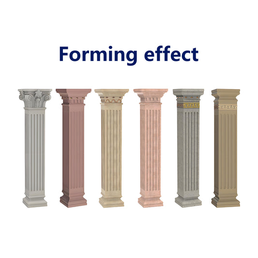 Roman column mold - Special thickened series for straight square columns