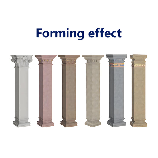 Roman column mold - Special thickened series for smooth square columns