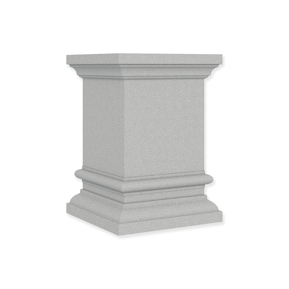 Roman Square Column Base Series - Smooth style No. 4