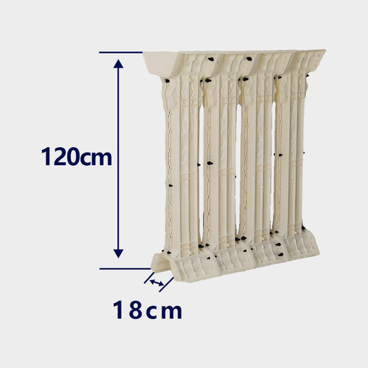 1.2M Guardrail and fence mold - Golden bell flower style