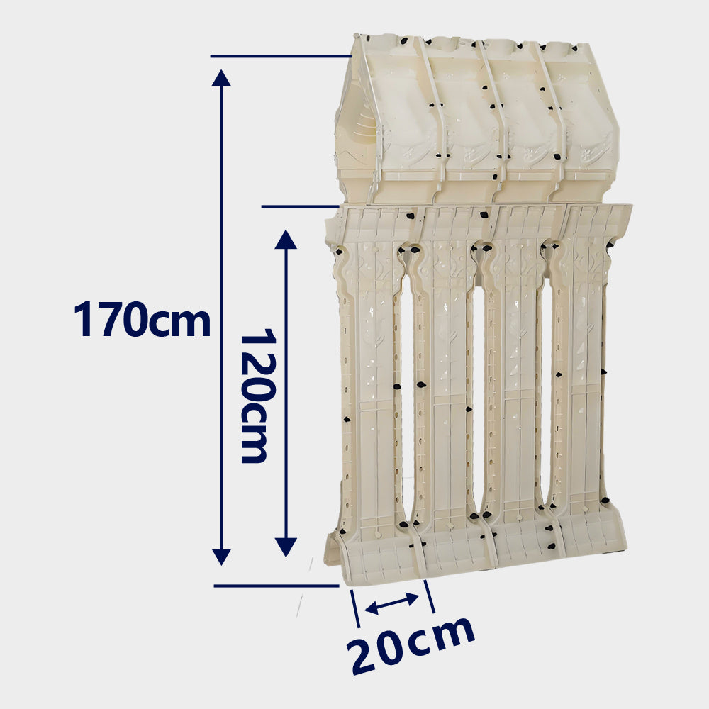 1.2M Guardrail and fence mold - Golden bell flower style