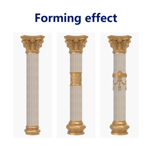 Roman column molds - Straight cylindrical series