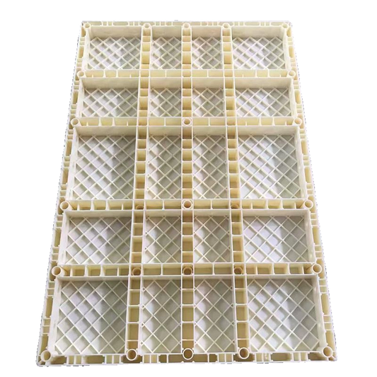 Cast-in-place plastic steel formwork