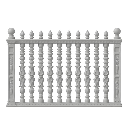 Adjustable railing - crabapple flower style