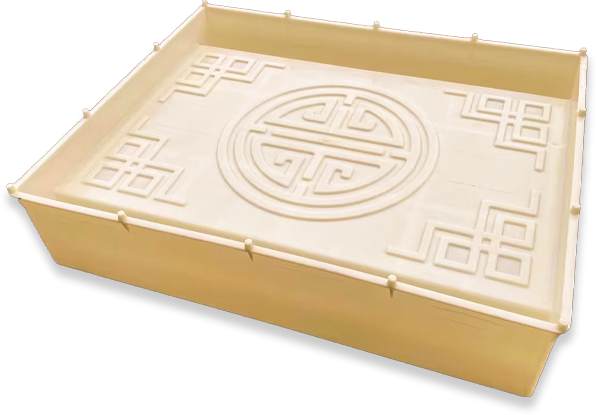 Molds for vegetable trench boards in rural courtyards