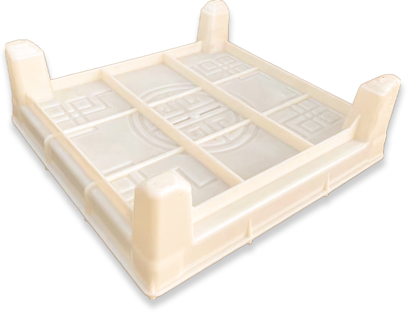 Molds for vegetable trench boards in rural courtyards