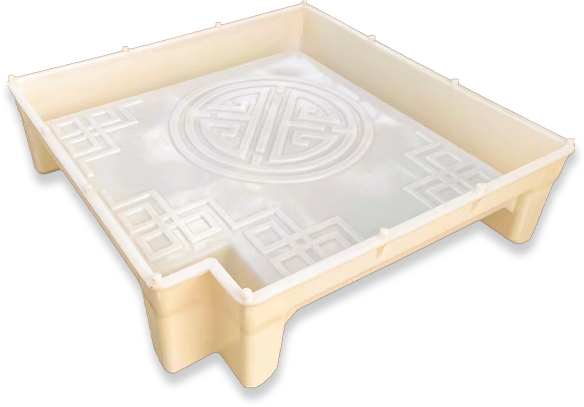 Molds for vegetable trench boards in rural courtyards