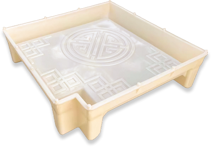 Molds for vegetable trench boards in rural courtyards