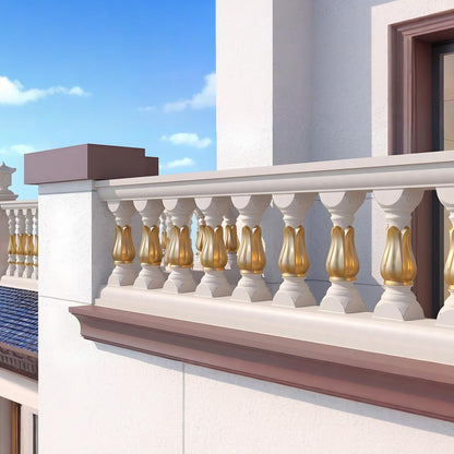 90cm high LAN Hua style railing mold