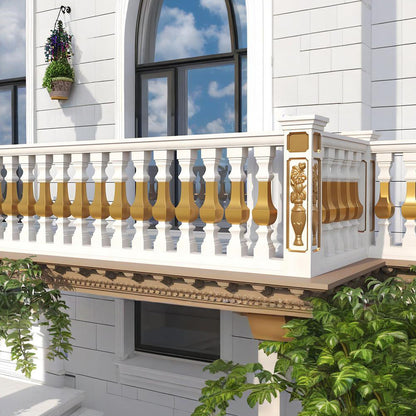 90cm high square gourd-shaped railing mold