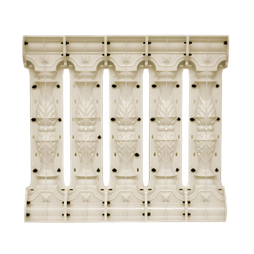Railing 92 cm high - Double-leaf flower style