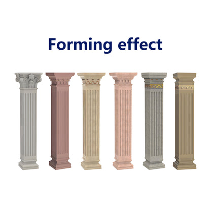 Roman column mold - Special thickened series for straight square columns
