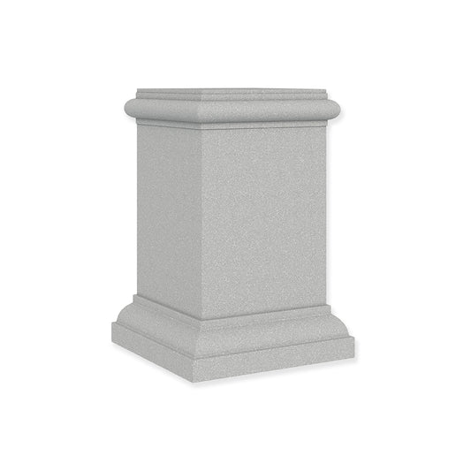 Roman Square Column Base Series - Smooth style No. 1