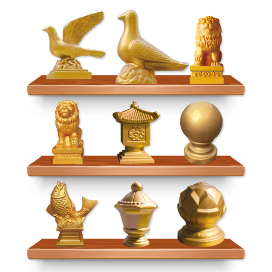 A comprehensive collection of cement sculpture molds and cement product display molds