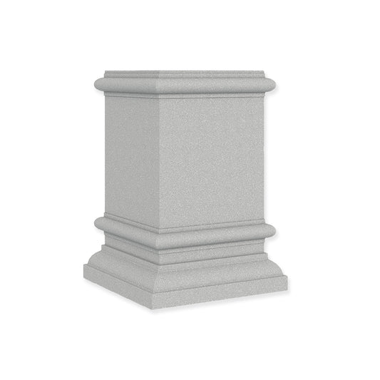 Roman Square Column Base Series - Smooth style No. 2