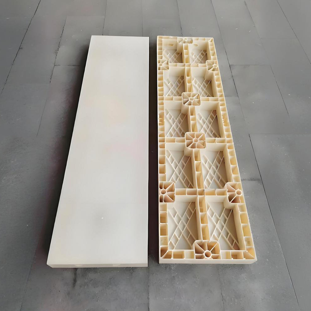 Cast-in-place plastic steel formwork