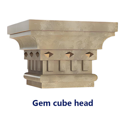 Roman column mold - Special thickened series for straight square columns