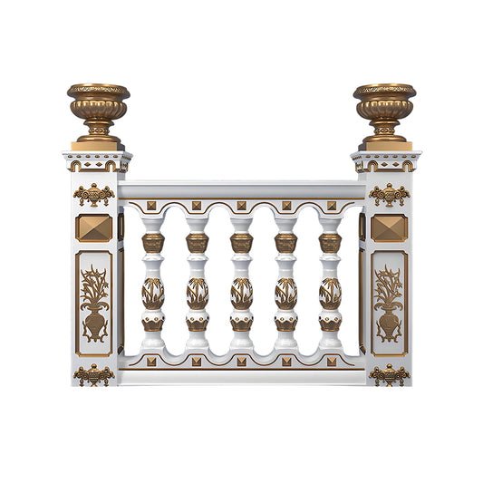Railing 92 cm high - Bamboo leaf Flower style