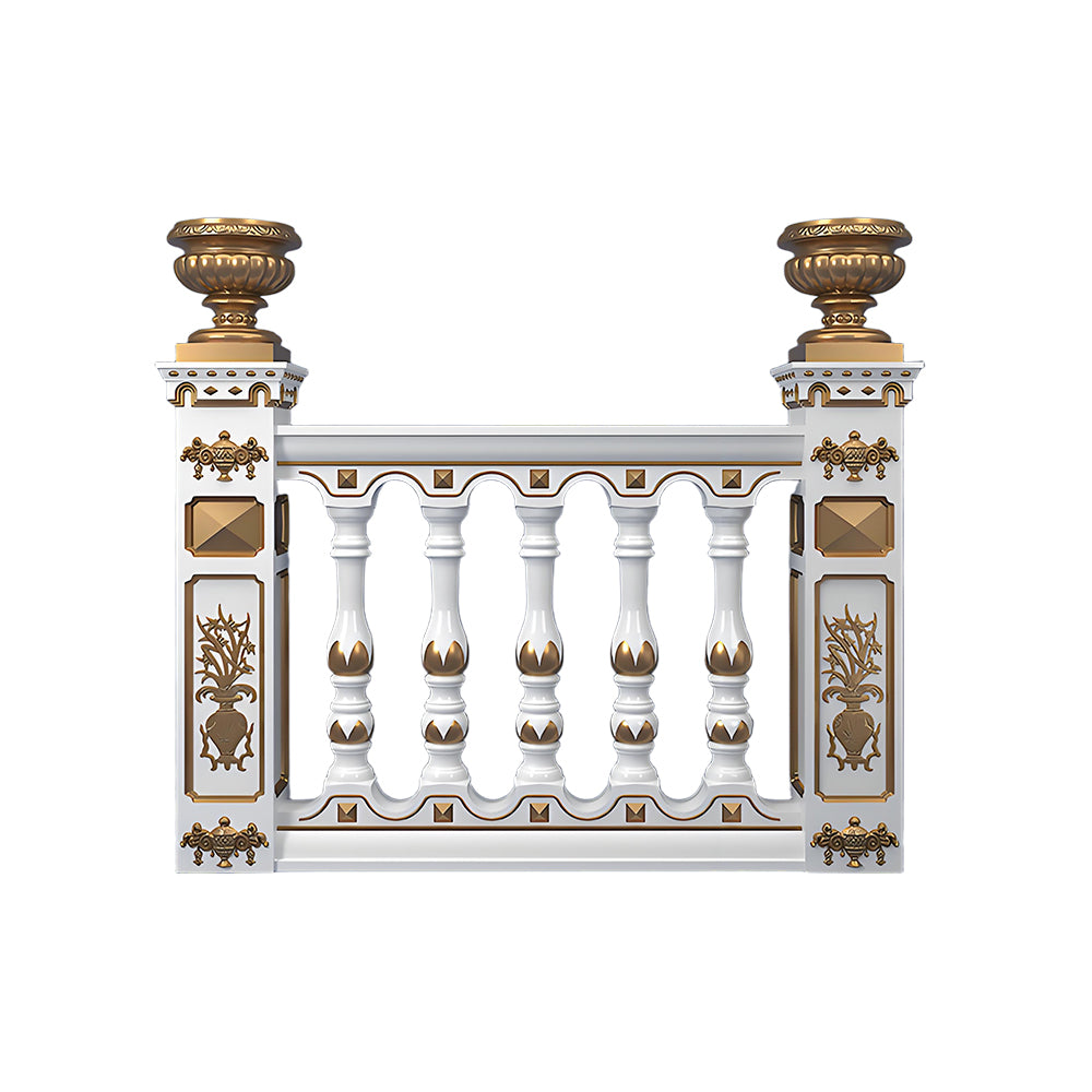 Railing 92 cm high - Osmanthus flower style