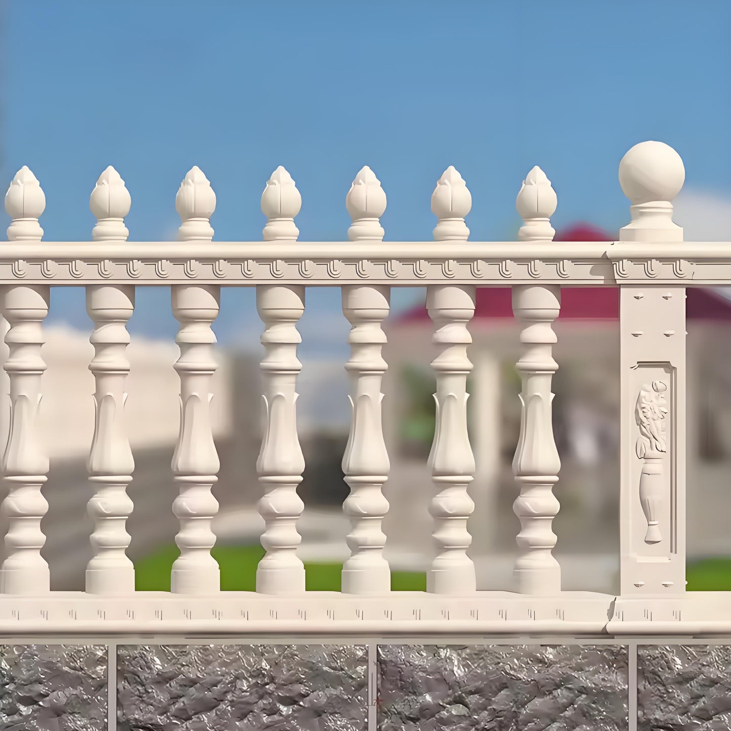 Adjustable railing - 92cm Orchid style