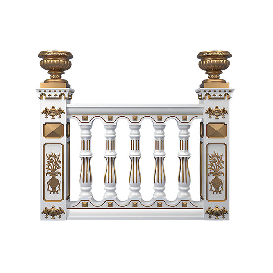 Railing 92 cm high - Straight bar style