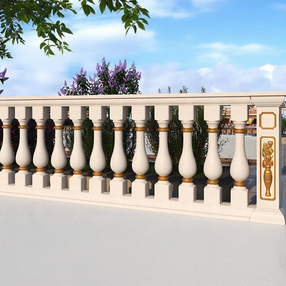 90cm high round gourd-shaped railing mold