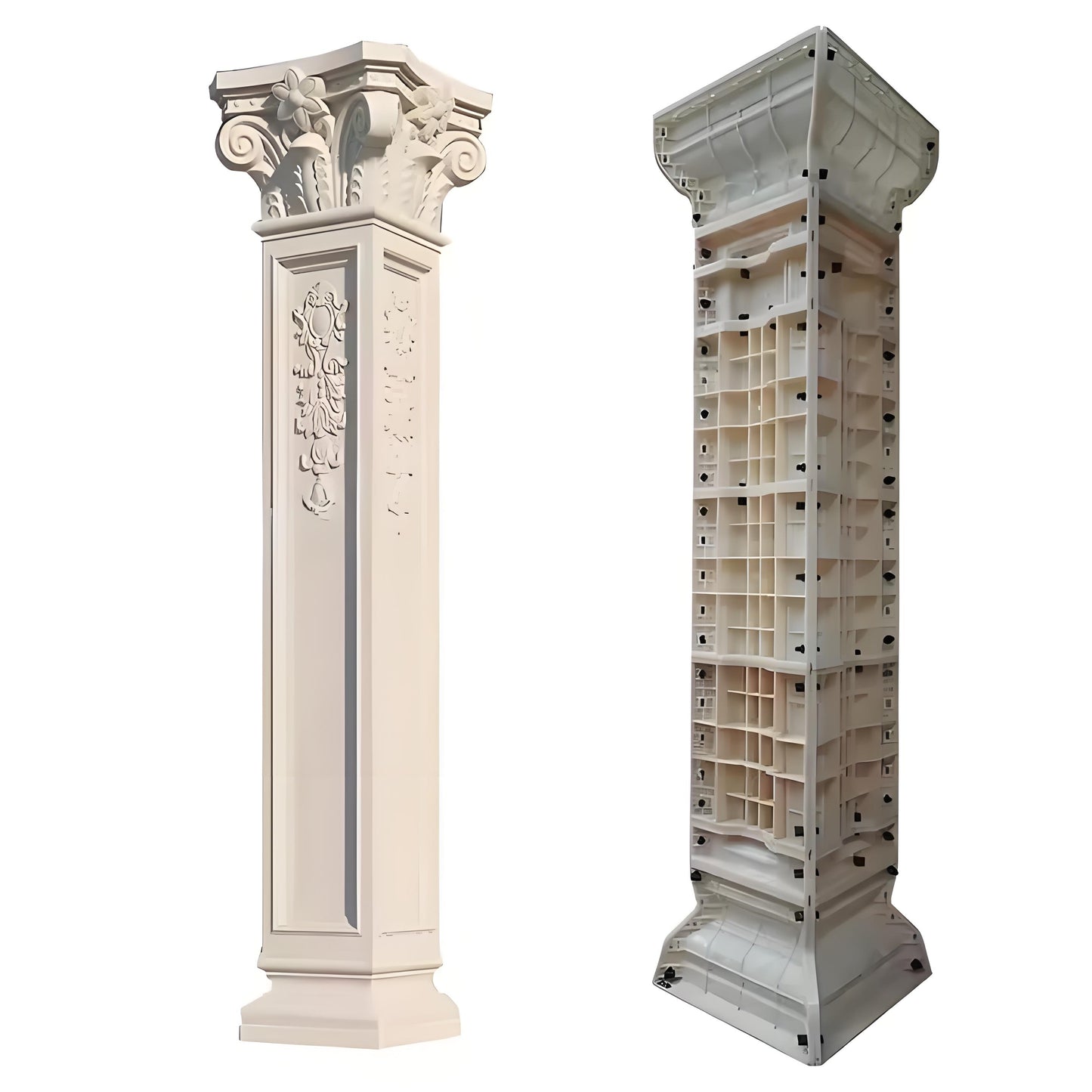 Roman column mold - French square column Extra thickened series