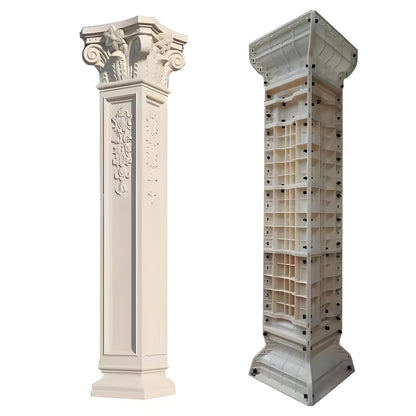 Roman column mold - French square column Extra thickened series