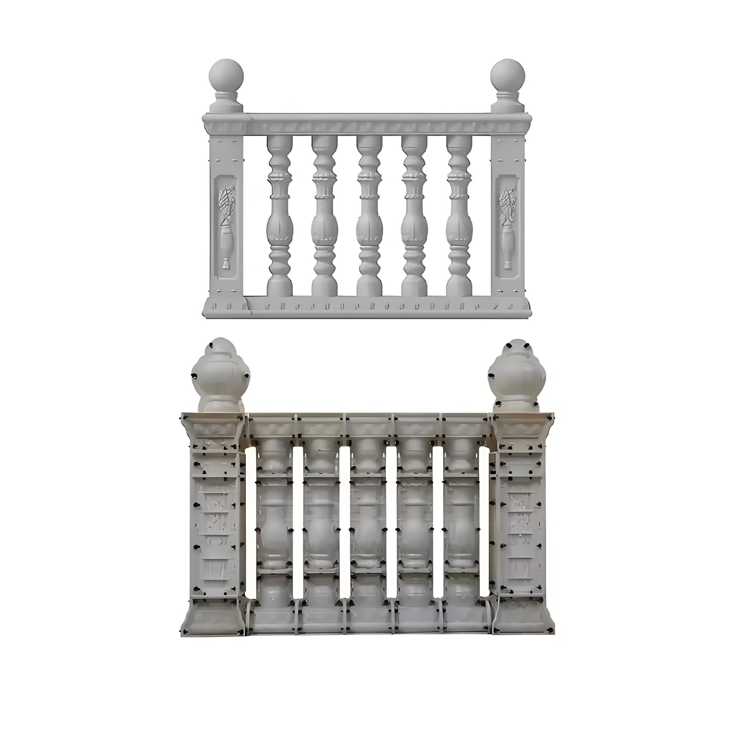 Adjustable railing - 92cm Imperial style