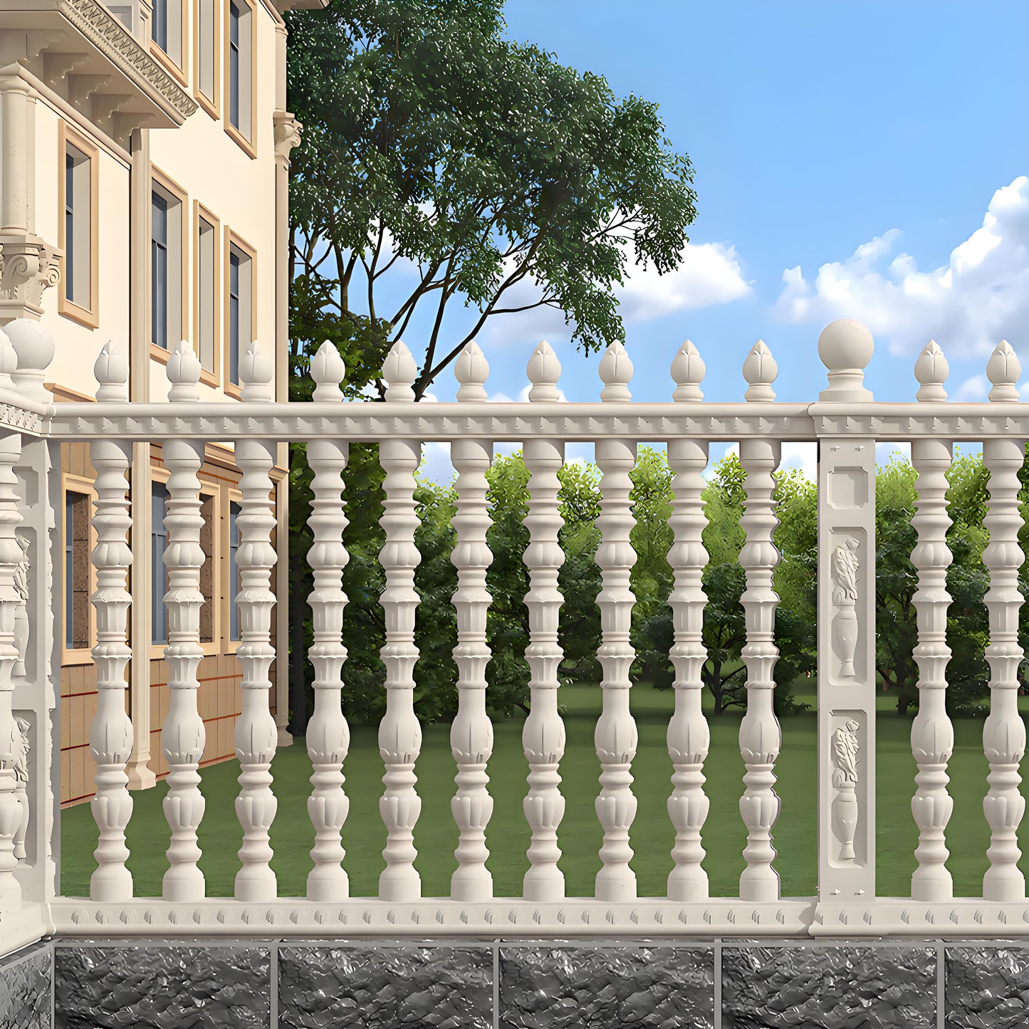 Adjustable railing - Imperial style