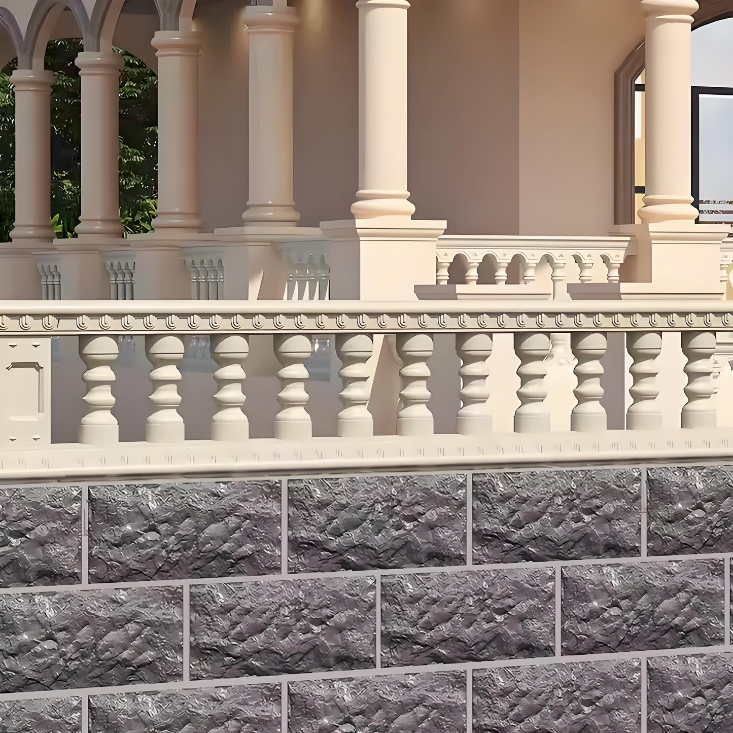 Adjustable railing - 52cm