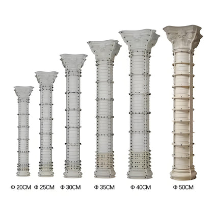 Roman column molds - Smooth cylindrical series