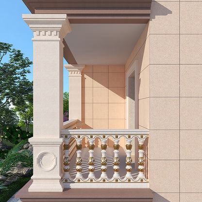 Roman column mold - Special thickened series for smooth square columns