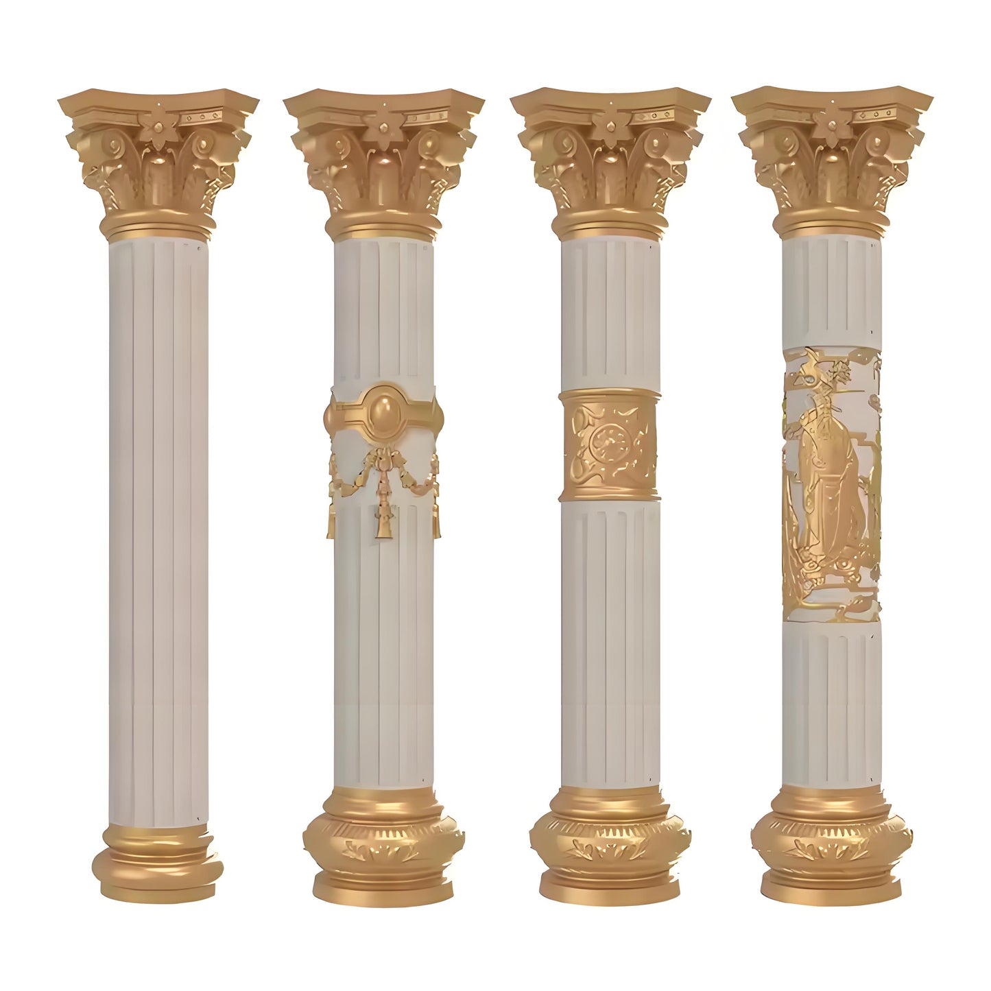 Roman column molds - Straight cylindrical series