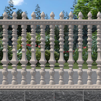 Adjustable railing - Square vase style