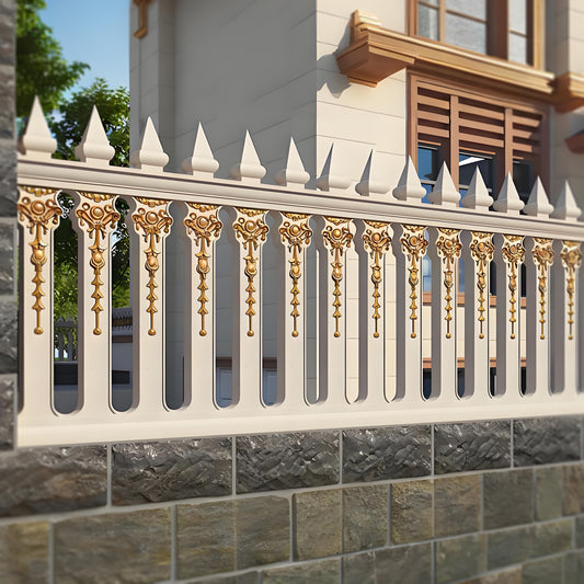 1.2M Guardrail and fence mold - Golden bell flower style