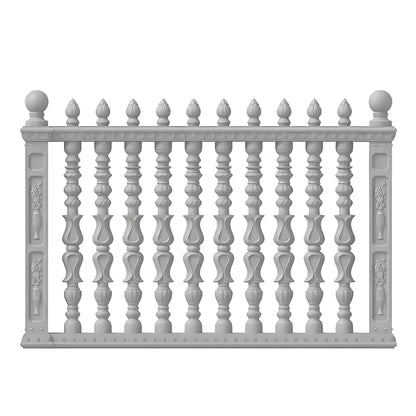 Adjustable railing - crabapple flower style